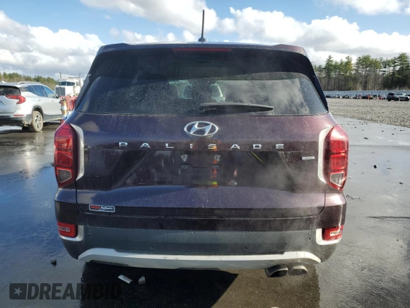 2020 Hyundai Palisade SE with VIN KM8R1DHE0LU035982, listed as a Copart auction lot 80505644 with 71,265 mi miles and Salvage title. Bid and sale history available at DreamBid. Image 6.