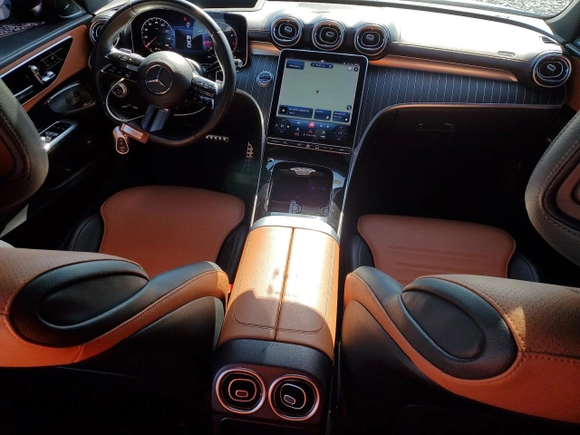 2023 Mercedes-Benz C 300 with VIN W1KAF4GB4PR105492, listed as a Copart auction lot 52427155 with 40,241 mi miles and Salvage title. Bid and sale history available at DreamBid. Image 8.