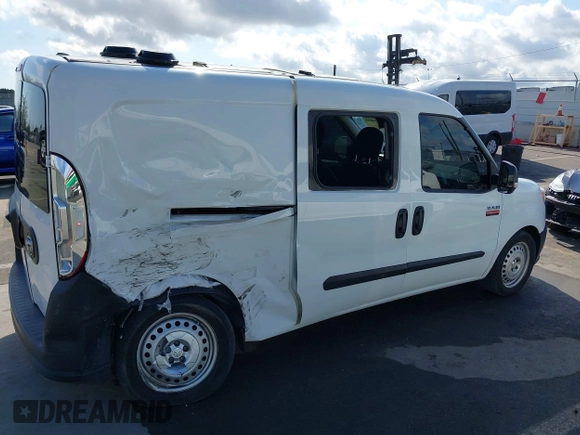 2020 Ram ProMaster City Cargo Van Tradesman with VIN ZFBHRFAB5L6R92698, listed as a IAAI auction lot 41435093 with 48,082 mi miles. Bid and sale history available at carsss.com. Image 6.