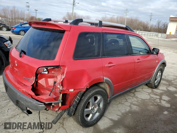 2003 Mitsubishi Outlander XLS with VIN JA4LZ41GX3U023248, listed as a Copart auction lot 84107584 with 121,373 mi miles and Salvage Title. Bid and sale history available at carsss.com. Image 3.