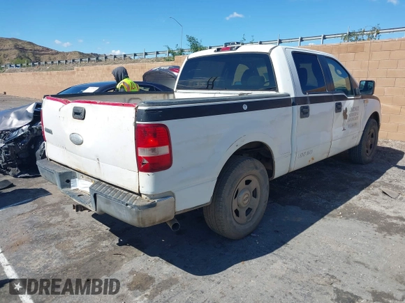 2005 Ford F-150 XLT with VIN 1FTRW12W65FA14163, listed as a IAAI auction lot 41754075 with 94,853 mi miles. Bid and sale history available at carsss.com. Image 4.