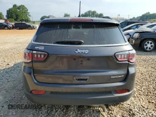 2020 Jeep Compass Sport with VIN 3C4NJCAB6LT253304, listed as a Copart auction lot 63483895 with 55,051 mi miles and Salvage title. Bid and sale history available at DreamBid. Image 6.
