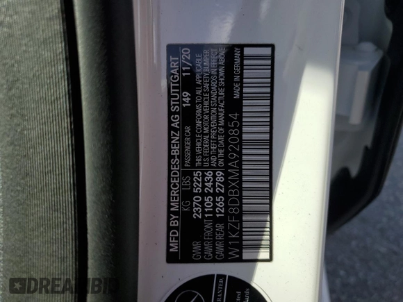 2021 Mercedes-Benz E 350 z VIN W1KZF8DBXMA920854, wystawiony jako Copart lot #51800865 z przebiegiem 40 337 mil mil oraz Szkoda całkowita • Salvage title. Historia ofert i sprzedaży dostępna na DreamBid. Obrazek 14.
