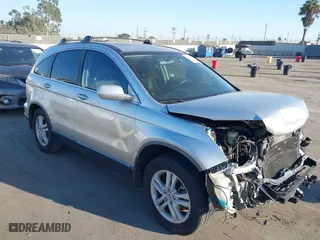 2010 Honda CR-V EX-L with VIN JHLRE3H71AC007229, listed as a IAAI auction lot 41679704 with 116,524 mi miles. Bid and sale history available at carsss.com. Image 1.