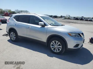 2015 Nissan Rogue SV with VIN KNMAT2MVXFP568267, listed as a Copart auction lot 52093325 with 85,243 mi miles and Salvage Title. Bid and sale history available at DreamBid. Image 4.