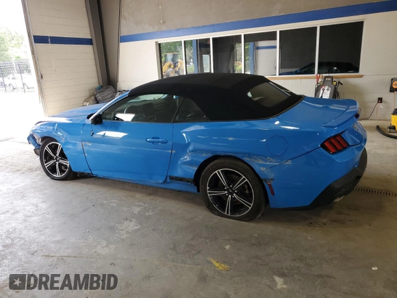 2024 Ford Mustang EcoBoost with VIN 1FAGP8UH7R5132543, listed as a Copart auction lot 60214145 with 21,728 mi miles and Clean title. Bid and sale history available at DreamBid. Image 2.