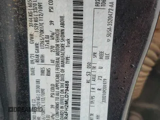 2021 Ford Ranger XL z VIN 1FTER4FH2MLD79488, wystawiony jako Copart lot #60821715 z przebiegiem 85 046 mil mil oraz Szkoda całkowita • Salvage title. Historia ofert i sprzedaży dostępna na DreamBid. Obrazek 13.