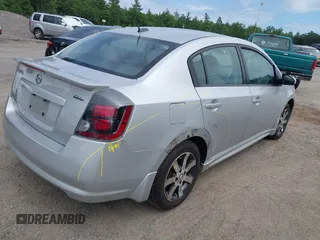 2012 Nissan Sentra SR with VIN 3N1AB6AP6CL771005, listed as a IAAI auction lot 42581704 with 93,104 mi miles and . Bid and sale history available at DreamBid. Image 4.