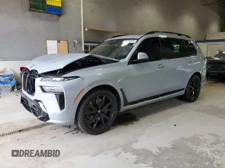 2023 BMW X7 xDrive40i z VIN 5UX23EM01P9R78454, wystawiony jako Copart lot #56280075 z przebiegiem Nie podano mil oraz Szkoda całkowita • Salvage title. Historia ofert i sprzedaży dostępna na DreamBid. Obrazek 1.