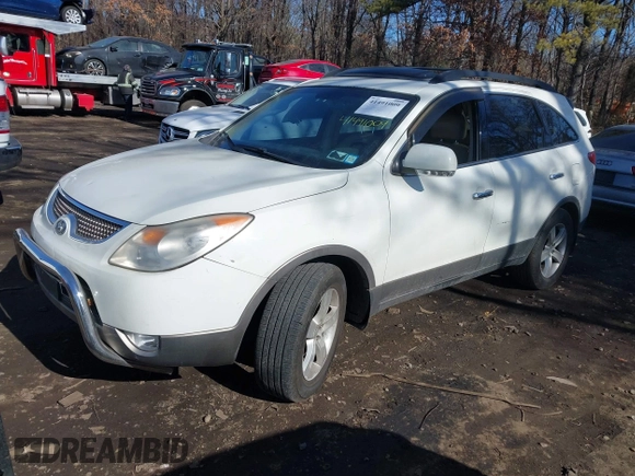 2008 Hyundai Veracruz GLS with VIN KM8NU73C58U073812, listed as a IAAI auction lot 41491009 with 95,081 mi miles and . Bid and sale history available at DreamBid. Image 2.