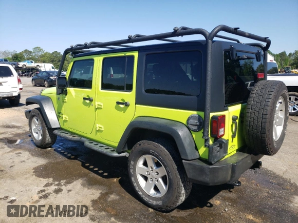 2016 Jeep Wrangler Unlimited Sport with VIN 1C4BJWDG8GL335001, listed as a Copart auction lot 53081785 with 91,533 mi miles and Salvage Title. Bid and sale history available at DreamBid. Image 2.