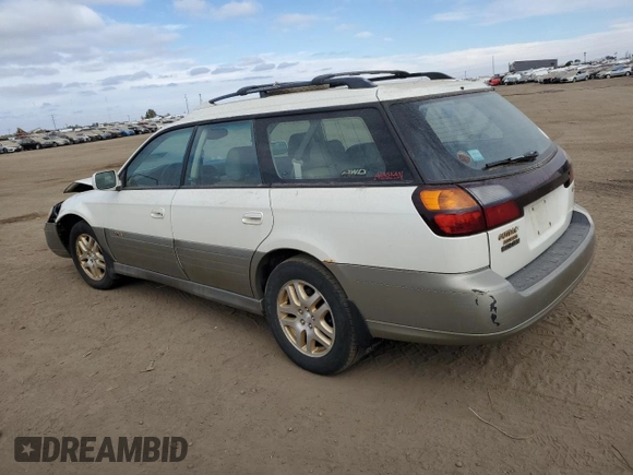 2002 Subaru Legacy Outback Limited with VIN 4S3BH686527637098, listed as a Copart auction lot 76829884 with 220,145 mi miles and Non repairable. Bid and sale history available at DreamBid. Image 2.