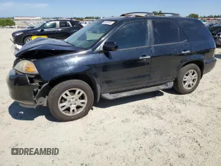 2006 Acura MDX Touring w/Navi with VIN 2HNYD18816H549468, listed as a Copart auction lot 60928304 with 193,769 mi miles and Salvage Title. Bid and sale history available at carsss.com. Image 1.