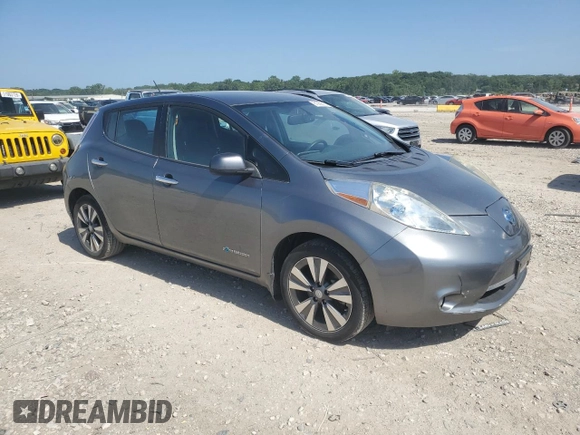 2015 Nissan LEAF S with VIN 1N4AZ0CP7FC305804, listed as a Copart auction lot 61262525 with 68,724 mi miles and Salvage title. Bid and sale history available at DreamBid. Image 4.