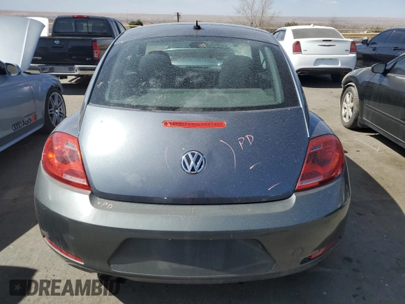 2013 Volkswagen Beetle Entry with VIN 3VWFP7AT3DM605640, listed as a Copart auction lot 47020285 with 101,183 mi miles and Salvage Title. Bid and sale history available at DreamBid. Image 6.