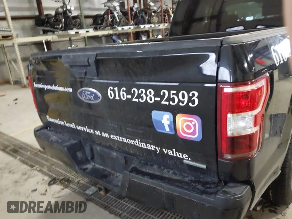 2018 Ford F-150 XL with VIN 1FTEX1EP8JFA84774, listed as a IAAI auction lot 41253538 with 178,457 mi miles and . Bid and sale history available at DreamBid. Image 16.