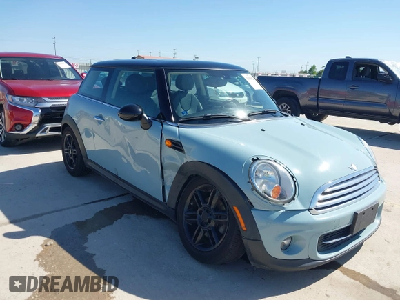 2013 MINI Hardtop with VIN WMWSU3C57DT690398, listed as a IAAI auction lot 41989221 with 112,954 mi miles and . Bid and sale history available at DreamBid. Image 1.