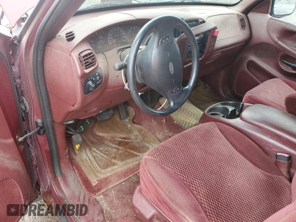 1998 Ford F-150 with VIN 1FTZX1761WNB66851, listed as a Copart auction lot 55464455 with 92,036 mi miles and Clean title. Bid and sale history available at DreamBid. Image 8.
