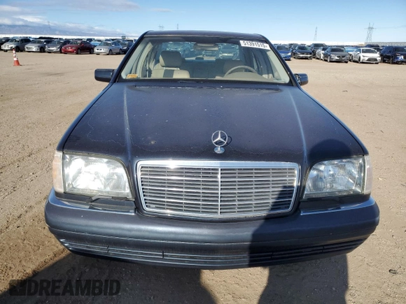 1998 Mercedes-Benz S-Class with VIN WDBGA43GXWA400256, listed as a Copart auction lot 51391515 with 63,364 mi miles and Clean Title. Bid and sale history available at carsss.com. Image 5.