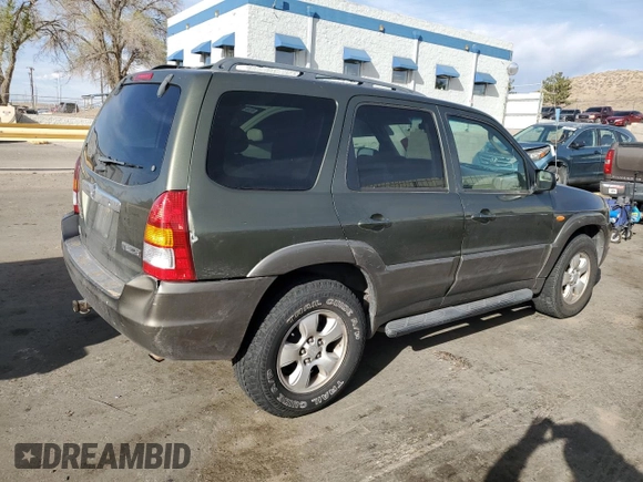 2002 Mazda Tribute LX with VIN 4F2YU09102KM66117, listed as a Copart auction lot 50425755 with 200,902 mi miles and Salvage Title. Bid and sale history available at carsss.com. Image 3.