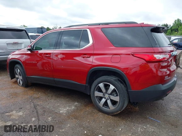 2020 Chevrolet Traverse LT with VIN 1GNERHKW7LJ273289, listed as a IAAI auction lot 42356645 with 66,156 mi miles and . Bid and sale history available at DreamBid. Image 14.
