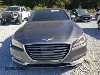 2018 Genesis G80 3.8L with VIN KMHGN4JE0JU225008, listed as a Copart auction lot 75508824 with 98,453 mi miles and Clean Title. Bid and sale history available at carsss.com. Image 5.