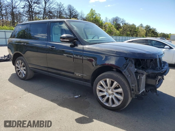 2021 Land Rover Range Rover with VIN SALGS5SE3MA416342, listed as a Copart auction lot 57255025 with 54,901 mi miles and Salvage title. Bid and sale history available at DreamBid. Image 4.