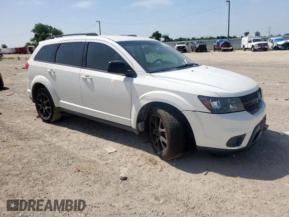 2017 Dodge Journey SXT with VIN 3C4PDCBB3HT534837, listed as a Copart auction lot 57795885 with 58,301 mi miles and Salvage title. Bid and sale history available at DreamBid. Image 4.