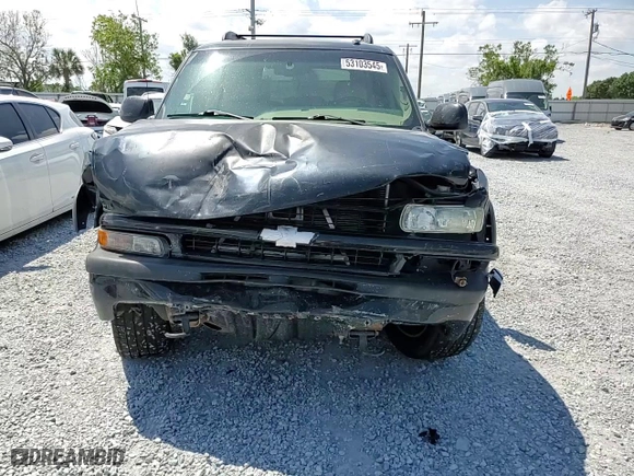 2003 Chevrolet Tahoe Z71 with VIN 1GNEK13Z33R132368, listed as a Copart auction lot 53103545 with 215,838 mi miles and Salvage Title. Bid and sale history available at carsss.com. Image 11.