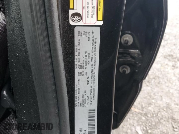 2021 Ram 1500 Big Horn z VIN 1C6SRFBT7MN757180, wystawiony jako Copart lot #55508355 z przebiegiem 75 435 mil mil oraz Szkoda całkowita • Salvage title. Historia ofert i sprzedaży dostępna na DreamBid. Obrazek 12.