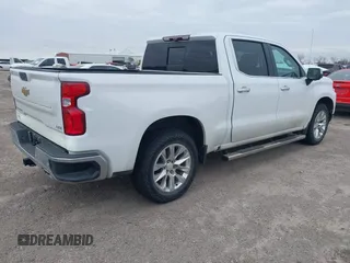 2021 Chevrolet Silverado 1500 LTZ with VIN 3GCUYGET3MG338547, listed as a IAAI auction lot 41621179 with 25,335 mi miles and . Bid and sale history available at DreamBid. Image 4.