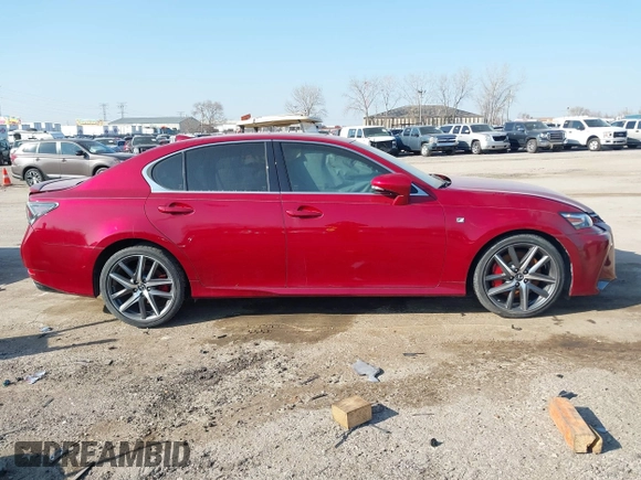 2016 Lexus GS 350 with VIN JTHBZ1BLXGA003499, listed as a IAAI auction lot 41576053 with 33,377 mi miles. Bid and sale history available at carsss.com. Image 13.