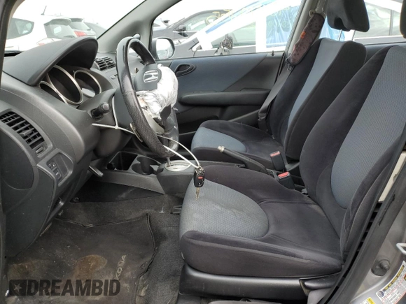 2007 Honda Fit Sport with VIN JHMGD38637S012380, listed as a Copart auction lot 48579455 with 149,907 mi miles and Salvage Title. Bid and sale history available at carsss.com. Image 7.