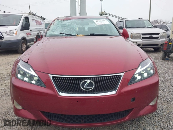 2007 Lexus IS 250 with VIN JTHCK262175013881, listed as a IAAI auction lot 41292352 with 149,533 mi miles. Bid and sale history available at carsss.com. Image 13.