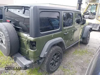 2020 Jeep Wrangler Unlimited Sport S с VIN 1C4HJXDG6LW285952, выставлен на аукционе IAAI как лот 41666200 с пробегом 37 089 миль миль и . История ставок и продаж доступна на DreamBid. Изображение 4.