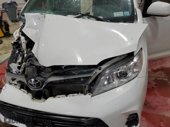 2019 Toyota Sienna LE with VIN 5TDJZ3DC0KS219184, listed as a Copart auction lot 88026925 with 127,430 mi miles and Salvage Title. Bid and sale history available at carsss.com. Image 12.