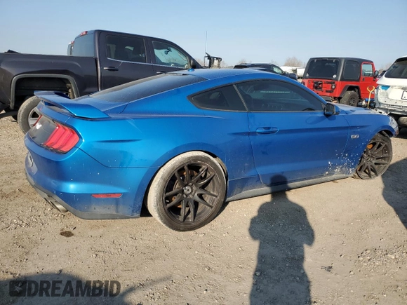 2019 Ford Mustang GT with VIN 1FA6P8CF6K5153899, listed as a Copart auction lot 47119425 with 78,799 mi miles and Salvage title. Bid and sale history available at DreamBid. Image 3.