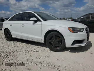 2015 Audi A3 2.0T Premium with VIN WAUBFGFF3F1008234, listed as a Copart auction lot 53875485 with 136,796 mi miles and Clean Title. Bid and sale history available at carsss.com. Image 4.
