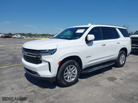 2023 Chevrolet Tahoe LT with VIN 1GNSCNKD2PR295967, listed as a IAAI auction lot 41859502 with 47,476 mi miles. Bid and sale history available at carsss.com. Image 2.