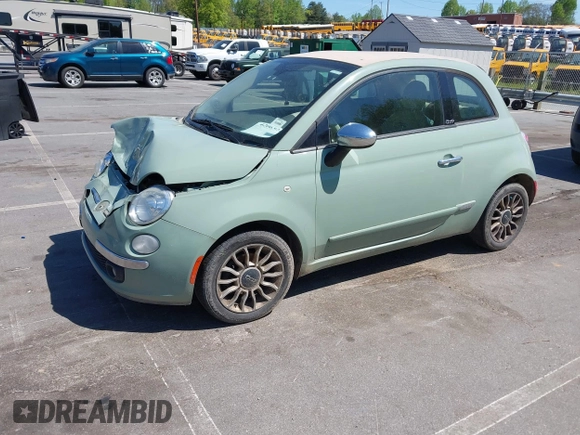 2013 FIAT 500 Lounge with VIN 3C3CFFER4DT512749, listed as a IAAI auction lot 42063224 with 186,157 mi miles and . Bid and sale history available at DreamBid. Image 17.