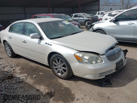 2007 Buick Lucerne V6 CXL with VIN 1G4HD57287U228614, listed as a IAAI auction lot 41843518 with 183,249 mi miles. Bid and sale history available at carsss.com. Image 1.