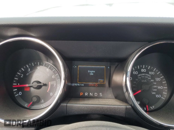 2015 Ford Mustang GT Premium with VIN 1FATP8FF8F5329274, listed as a Copart auction lot 86658534 with 27,678 mi miles and Salvage title. Bid and sale history available at DreamBid. Image 9.