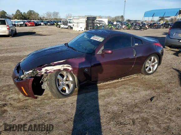 2006 Nissan 350Z Touring with VIN JN1AZ34D56M303921, listed as a Copart auction lot 88340445 with 78,731 mi miles and Salvage Title. Bid and sale history available at carsss.com. Image 1.