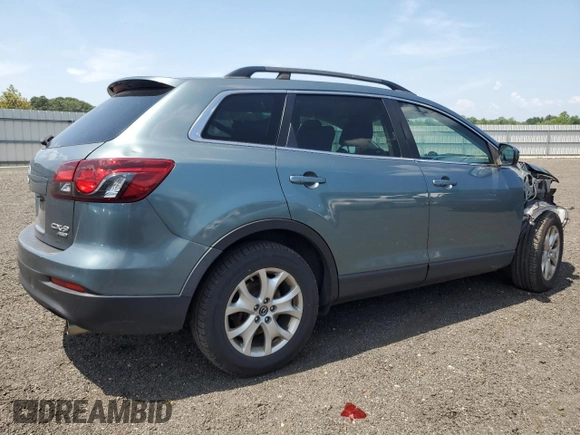 2013 Mazda CX-9 Sport with VIN JM3TB3BV2D0405565, listed as a Copart auction lot 62314455 with 146,825 mi miles and Salvage title. Bid and sale history available at DreamBid. Image 3.