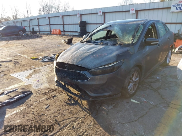 2017 Ford Focus SE with VIN 1FADP3F2XHL243550, listed as a IAAI auction lot 41752715 with 1 mi miles. Bid and sale history available at carsss.com. Image 2.