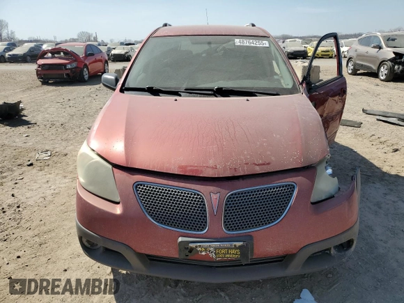 2005 Pontiac Vibe z VIN 5Y2SL63805Z462159, wystawiony jako Copart lot #48764255 z przebiegiem Nie podano mil oraz Czysty tytuł • Clean title. Historia ofert i sprzedaży dostępna na DreamBid. Obrazek 5.