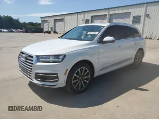 2017 Audi Q7 Premium Plus with VIN WA1LAAF72HD031527, listed as a Copart auction lot 58377985 with 105,541 mi miles and Salvage title. Bid and sale history available at DreamBid. Image 1.