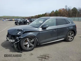 2018 Audi Q5 Premium Plus z VIN WA1BNAFYXJ2219772, wystawiony jako Copart lot #53446585 z przebiegiem Nie podano mil oraz Szkoda całkowita • Salvage title. Historia ofert i sprzedaży dostępna na DreamBid. Obrazek 1.