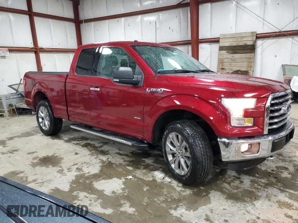 2016 Ford F-150 XLT with VIN 1FTEX1EP4GFD30230, listed as a Copart auction lot 52108375 with 124,026 mi miles and Salvage Title. Bid and sale history available at carsss.com. Image 4.