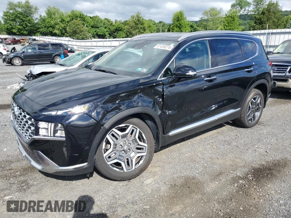 2023 Hyundai Santa Fe Hybrid SEL Premium with VIN 5NMS3DA11PH009489, listed as a Copart auction lot 61459274 with 12,452 mi miles and Salvage Title. Bid and sale history available at carsss.com. Image 1.